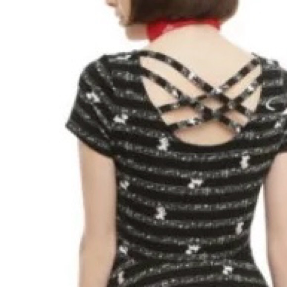 Disney Hot Topic Aristocats Marie Cat Piano Music Notes Skater Fit Flare Dress. - Picture 10 of 10